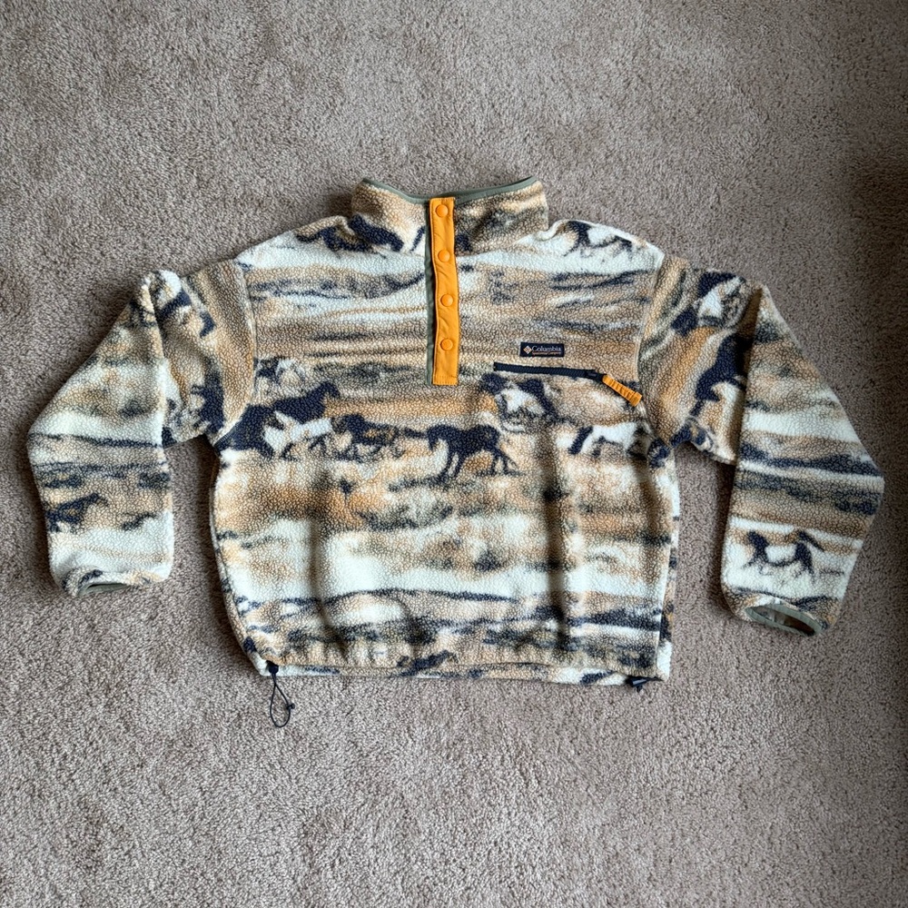 Columbia Helvetia II Fleece Pullover Western Pattern